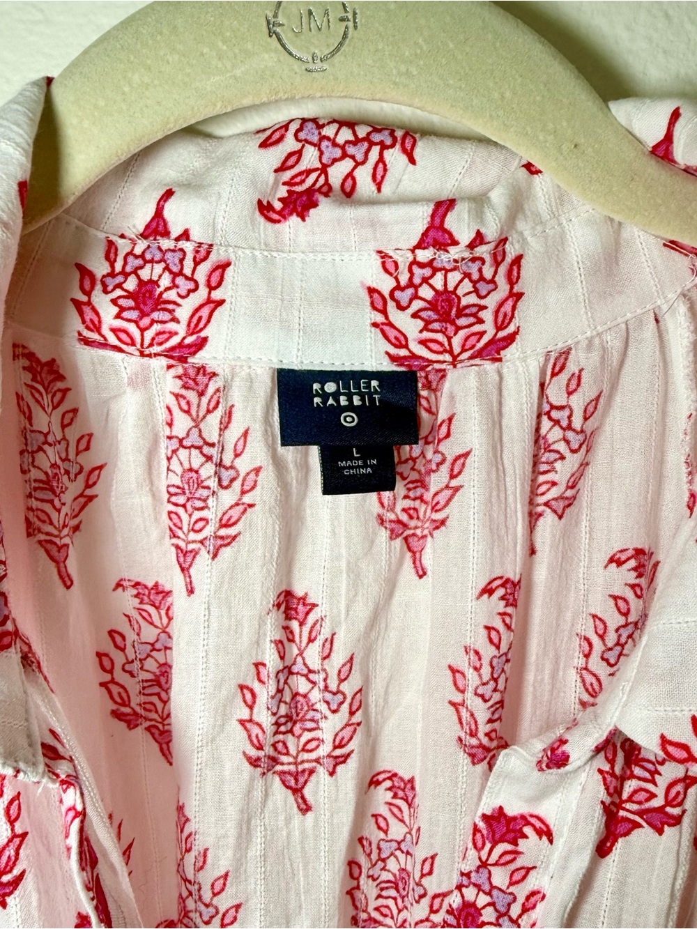 Roller Rabbit x Target Pink Bouquet Maxi Dress Large NWOT - Picture 6 of 7